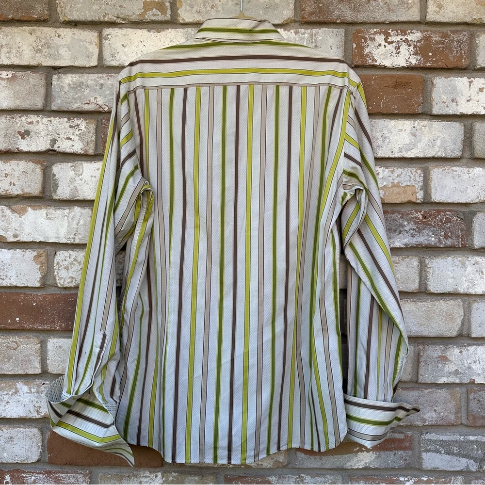 Ted Baker Striped Collared Button Down Shirt - image 8